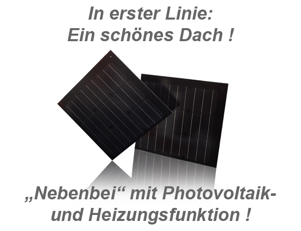 SolteQ PV-Dachziegel Quad mit Text
